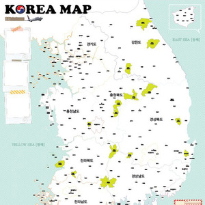 북아트 우리나라 나의 한국지도